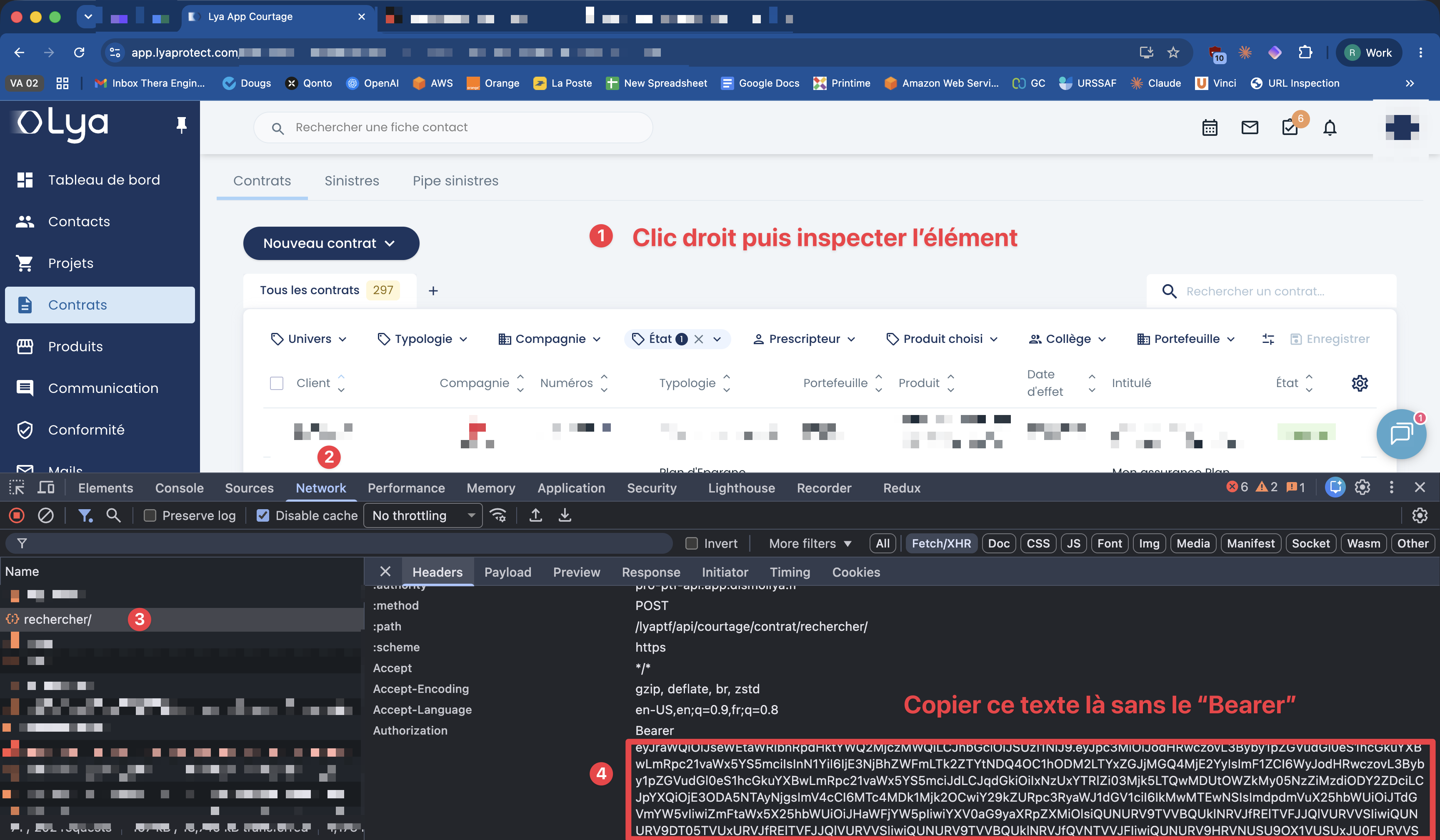 Comment récupérer le JWT depuis le CRM